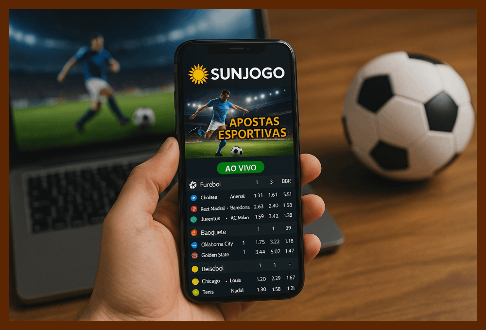 Apostas esportivas no cassino online SUNJOGO